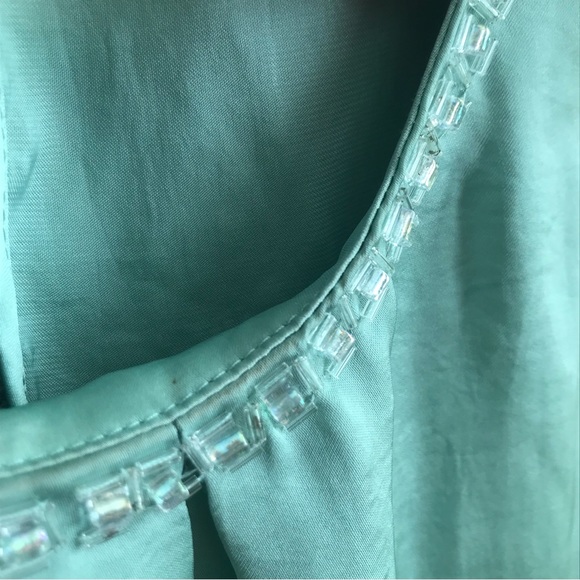 Violet & Claire jewel neck tank style blouse Mint green size 1X - Picture 8 of 12